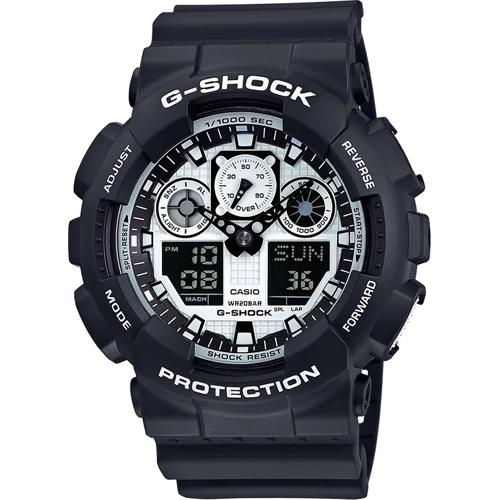 G-SHOCK GA100BW-1A Men's Watch Best Seller