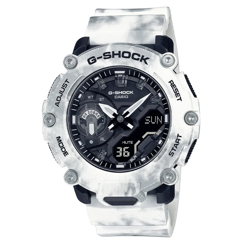 G-SHOCK GA2200GC-7A GRUNGE SNOW WATCH Free shipping