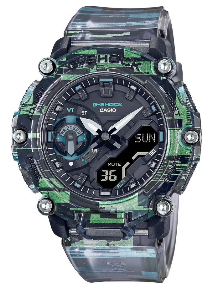 G-SHOCK GA2200NN-1A Digital Glitch Watch Best Buy