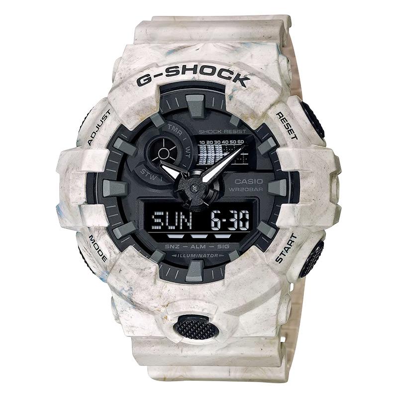 G-SHOCK GA700WM-5A Utility Wavy Marble Men's Watch Free shipping