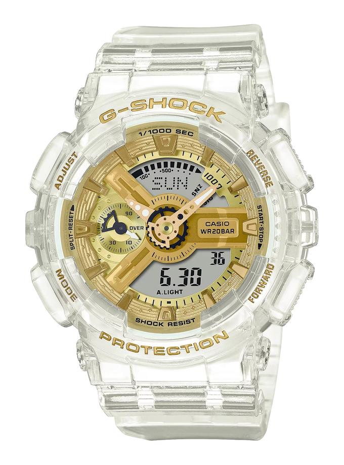 G-SHOCK GMAS110SG-7A Transparent Gold Women's Watch Free shipping