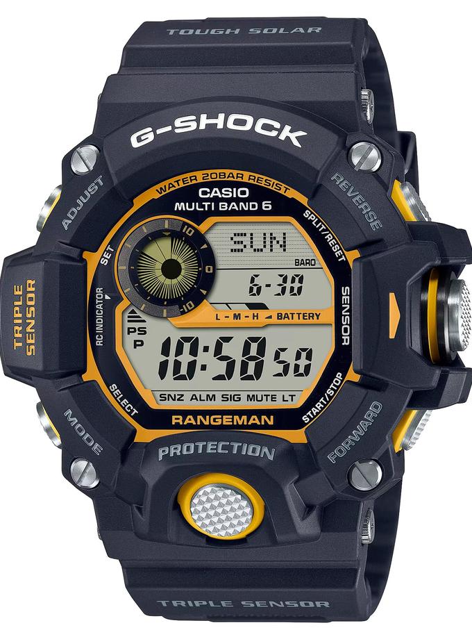 G-SHOCK GW9400Y-1 Yellow Accent Series Rangeman Men's Watch New Arrival