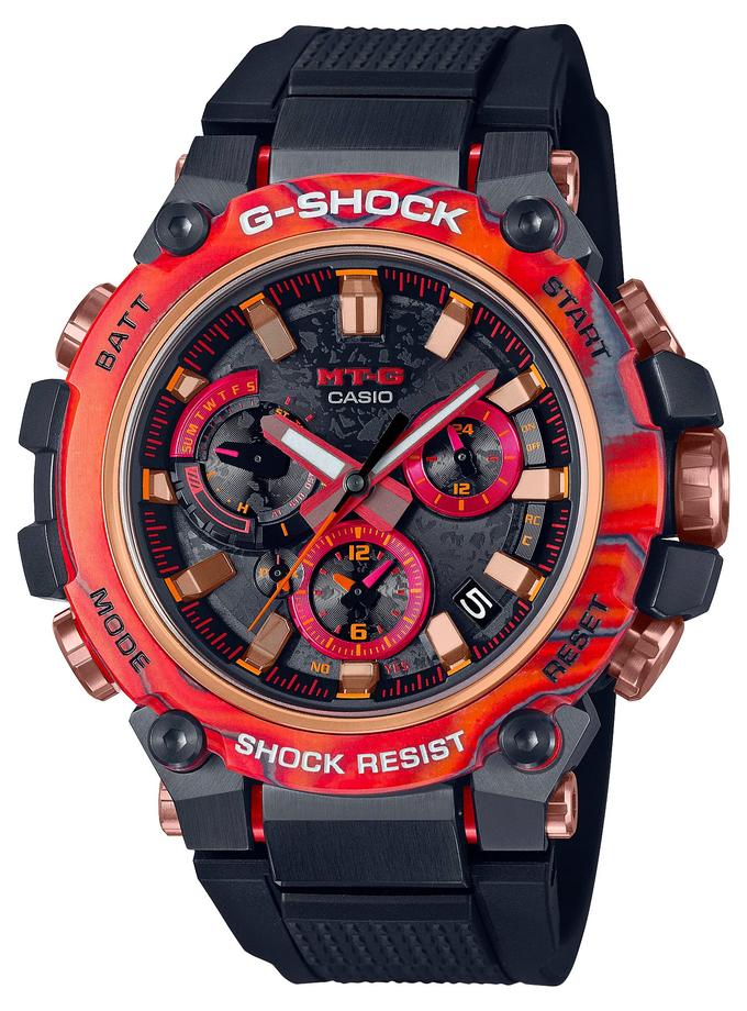 G-SHOCK MTGB3000FR1A 40th Anniversary Flare Red MT-G Men's Watch High Quality