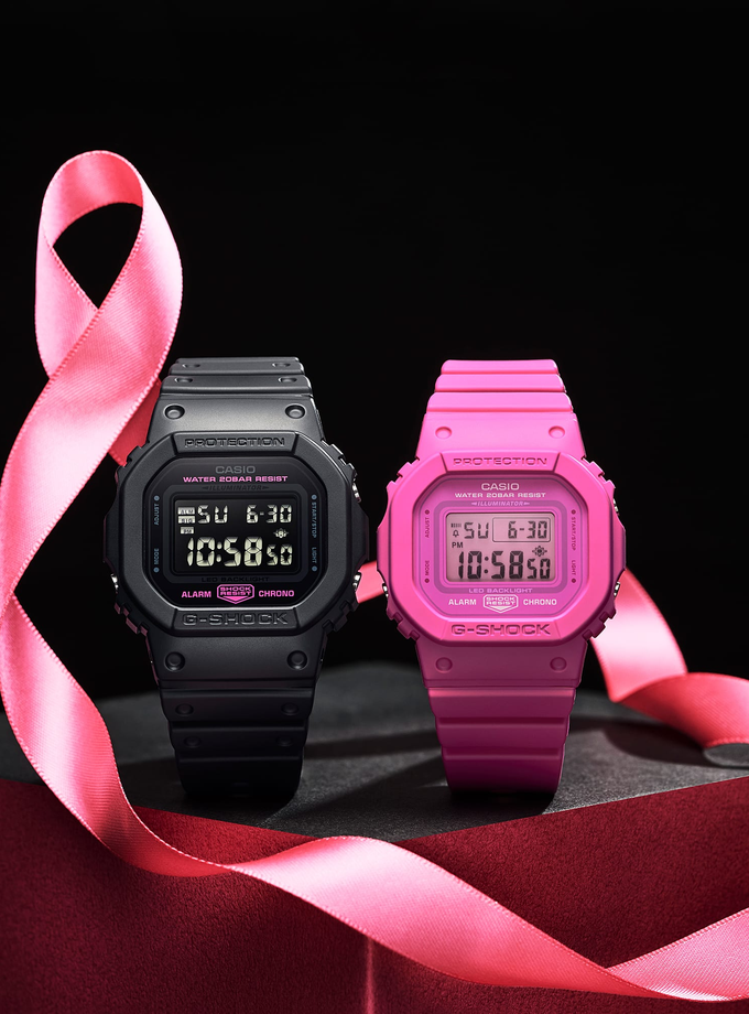 G-SHOCK X PINK RIBBON DW5600PK-1 Men's Watch Best Buy