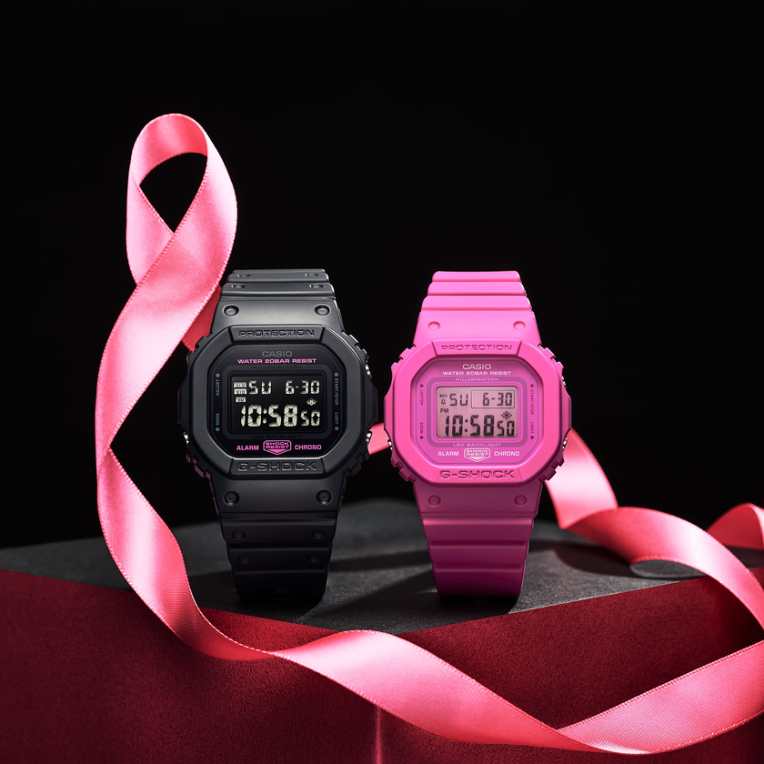 G-SHOCK X PINK RIBBON GMDS5610PK-4 Women's Watch On Sale