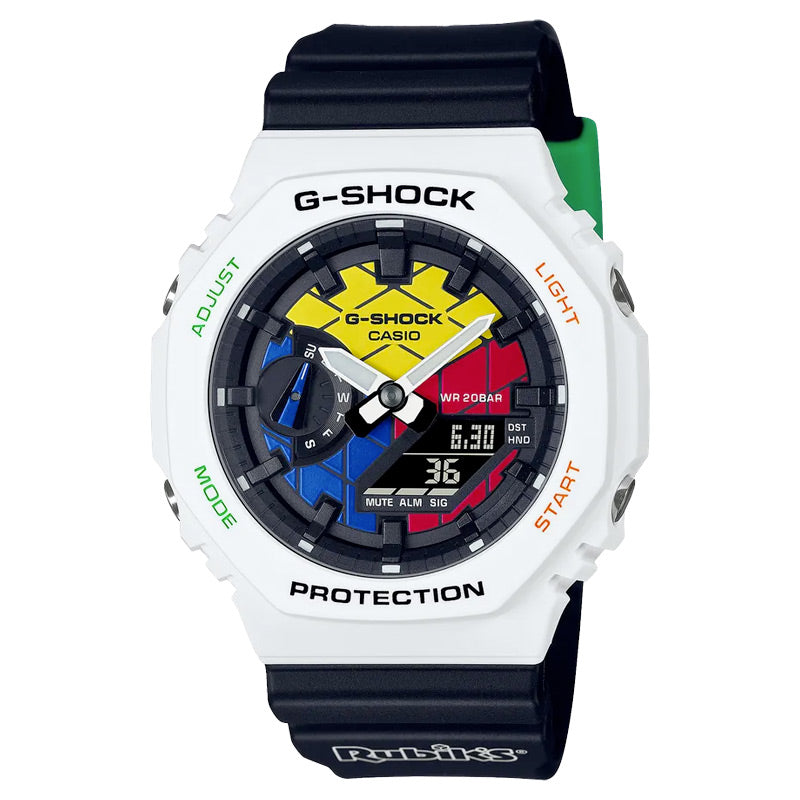 RUBIK’S x G-SHOCK GAE2100RC-1A LIMITED EDITION WATCH For Sale